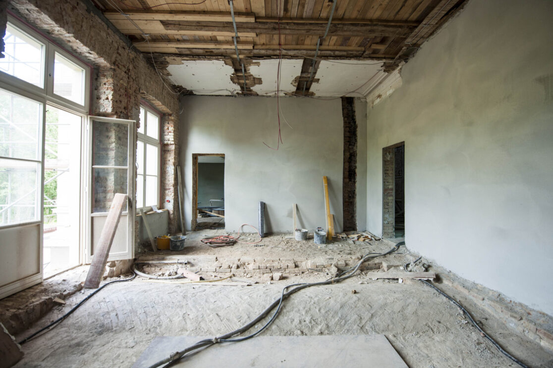 Baustelle Gutshaus Zülow