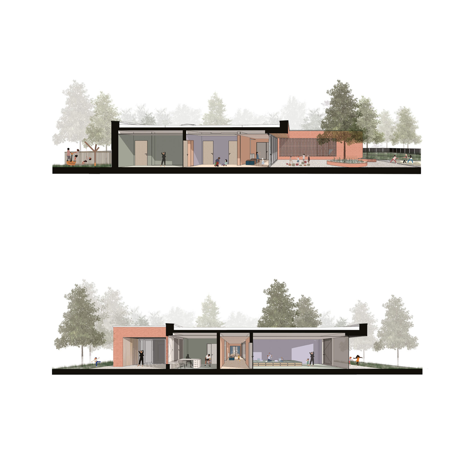 Ersatzneubau KiTa Dodow – 3D Ansicht